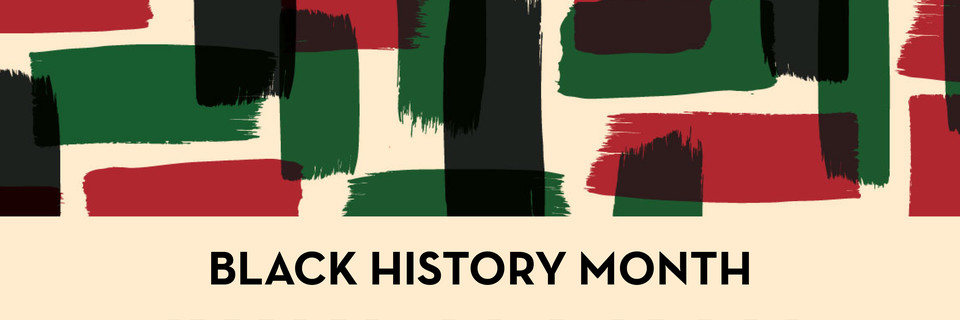 Black History Month web header