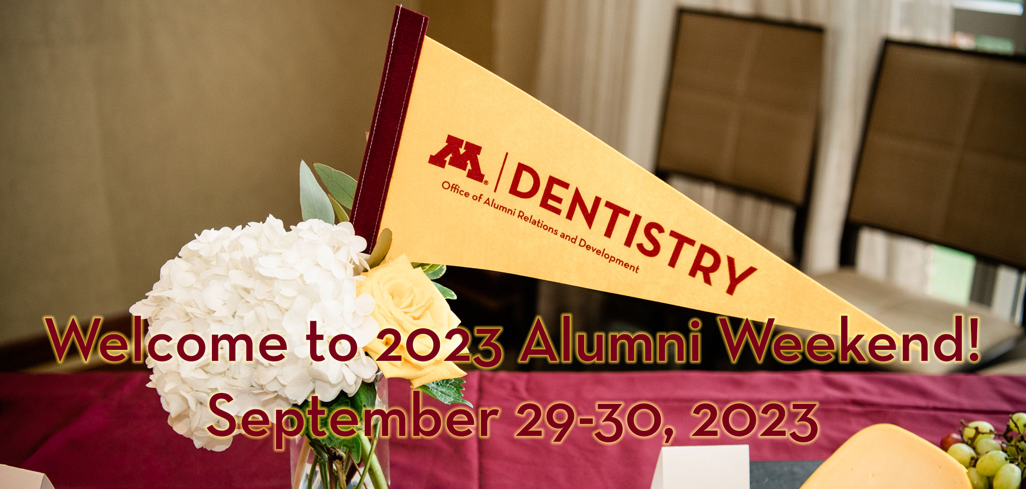 Welcome to the 2023 Alumni Weekend! September 29-30, 2023