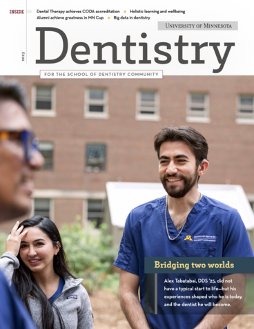 Dentistry Magazine 2023 with cover story about bridging two worlds