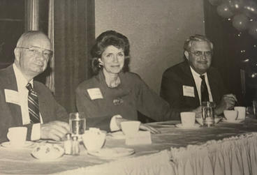 Elzay and Celia Barnes at Centennial Dinner