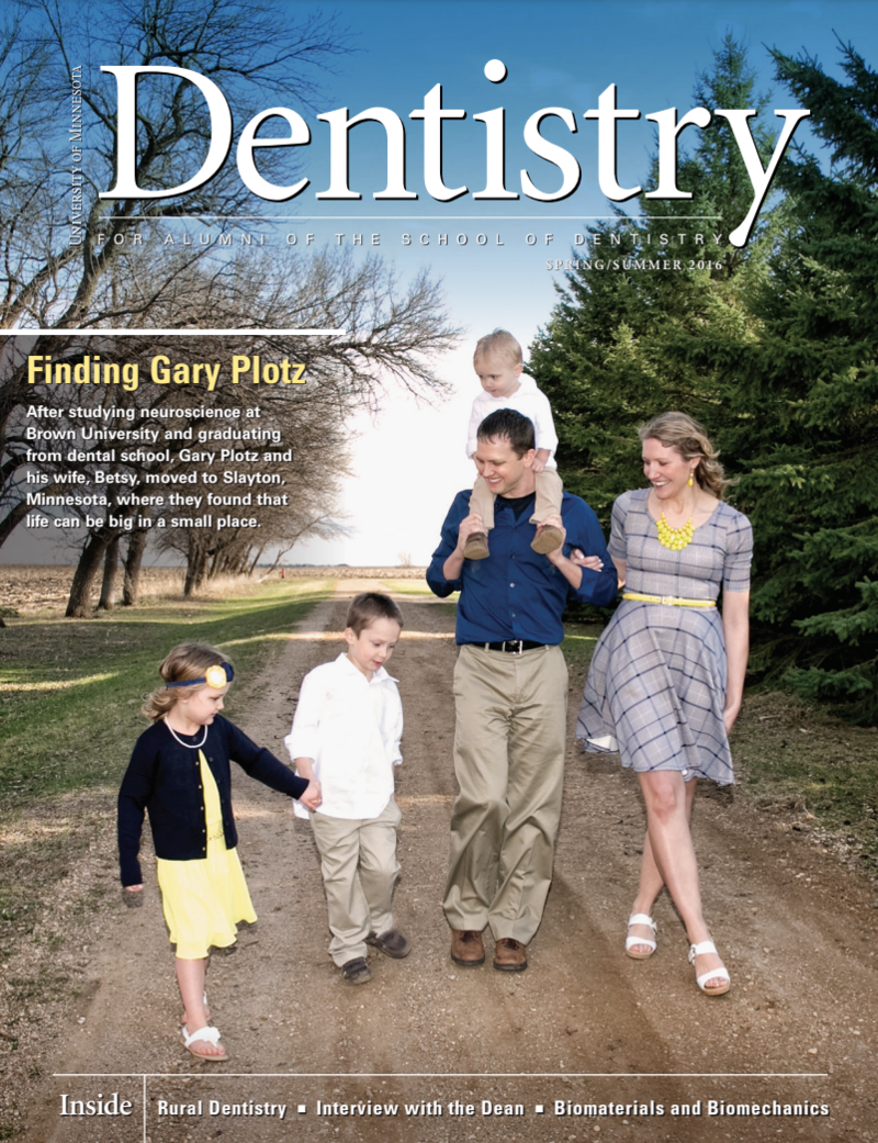 cover of Dentistry Magazine Spring 2016