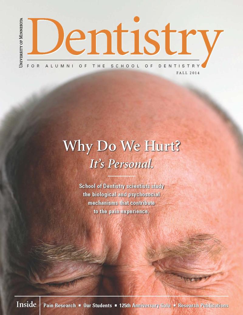 cover of Dentistry Magazine Fall 2014