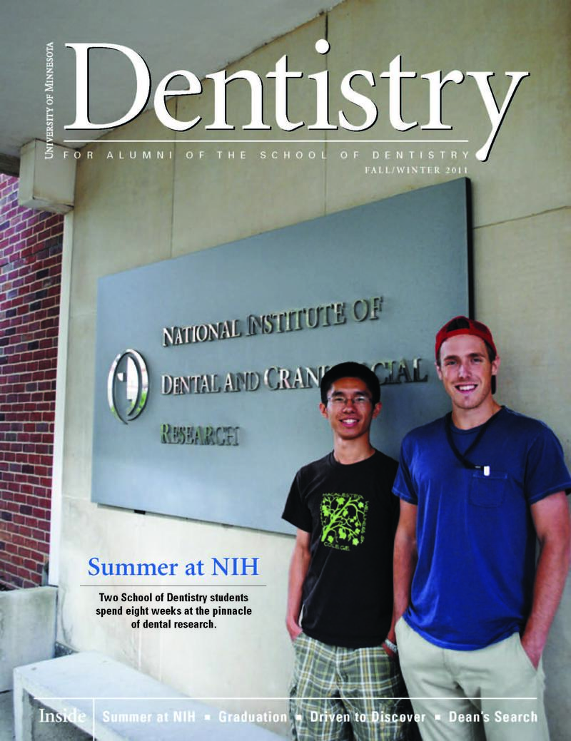 cover of Dentistry Magazine Fall 2011