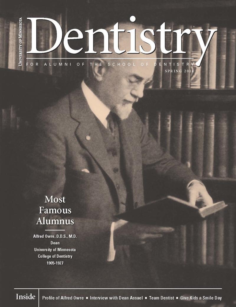 cover of Dentistry Magazine Spring 2014