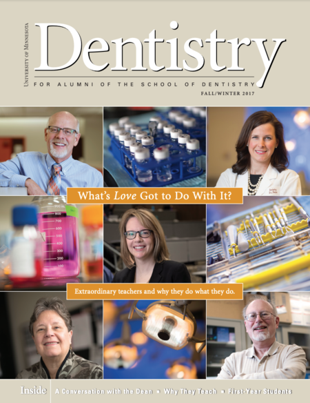 cover of Dentistry Magazine Fall 2017