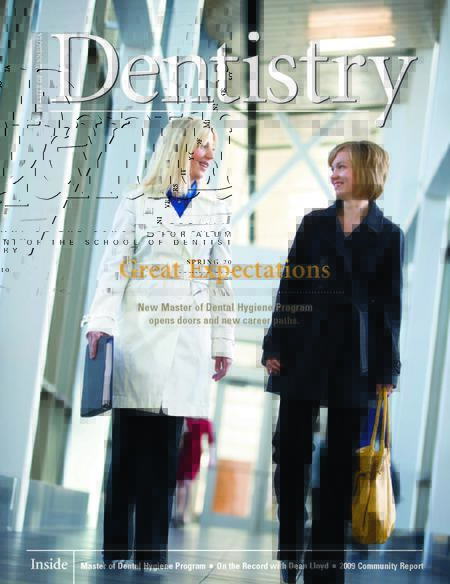 cover of Dentistry Magazine Spring 2010