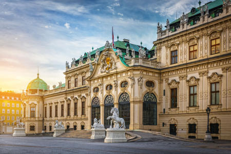 Vienna Austria Belvedere Palace